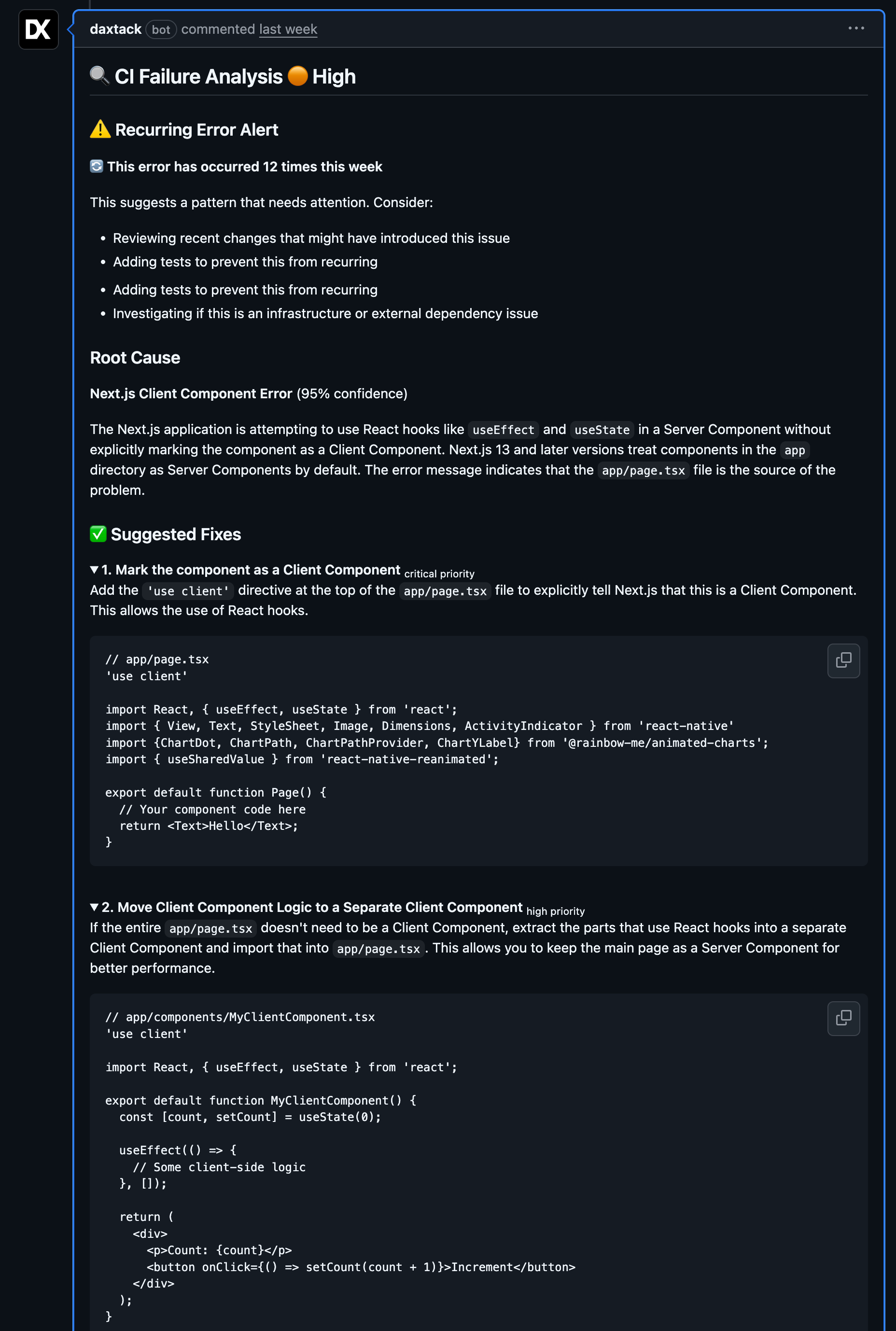 GitHub PR Auto Comment